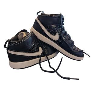 Nike Air Jordan 1 SE black sparkle girls streetwear sneakers